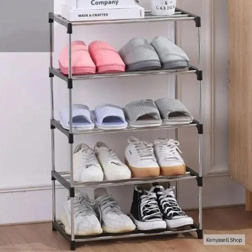 Nunix 5 Layer Shoe Rack – black