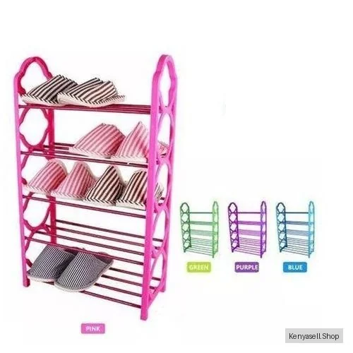 Nunix SR5L – 5 Layer Shoe Rack – Pink