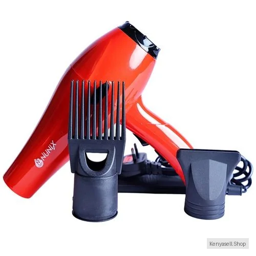 Nunix Hair Red Blow Dryer With Beauty Accessories HD-01
