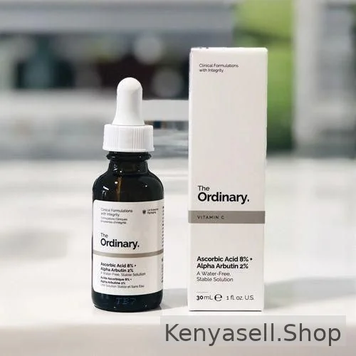The Ordinary Ascorbic Acid 8% + Alpha Arbutin 2% Serum -Brightens The Skin Tone And Reduces Signs