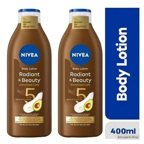 NIVEA Radiant & Beauty Advanced Care Lotion For Women - 400ml (Pack Of 2)