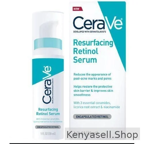 CeraVe Resurfacing Retinol Face Serum -Clears Dark Spots, Marks & Pores