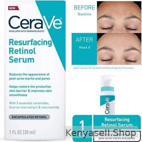 CeraVe Resurfacing Retinol Serum For Post-acne Marks,spots
