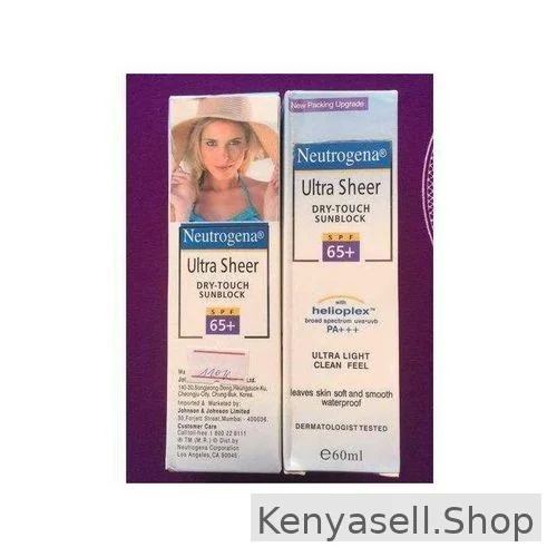 Neutrogena Ultra Sheer Dry-Touch Sunscreen Suncream/ Sunblock SPF 65+