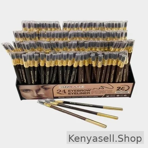 Huda Beauty 2 in 1 Eyebrow Eyeliner Pencil