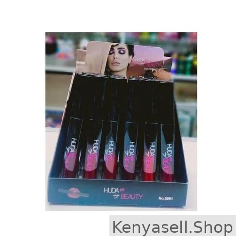 Huda Beauty Black Lip Gloss Beauty Gloss - 12 Pcs