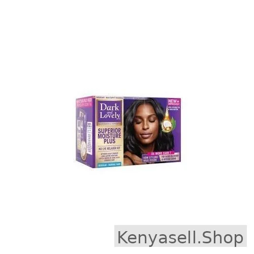 Dark & Lovely Superior Moisture Plus No Lye Relaxer Regular Kit