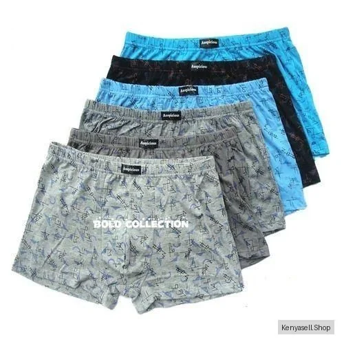 3Pcs Soft Cotton Brief Men's Boxers – Waist 29-35inc