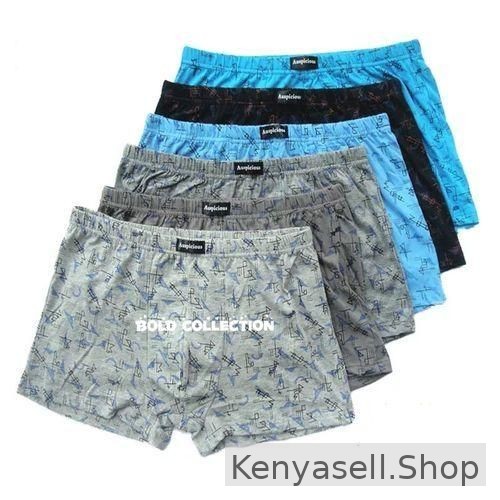 3Pcs Soft Cotton Brief Men's Boxers – Waist 29-35inc