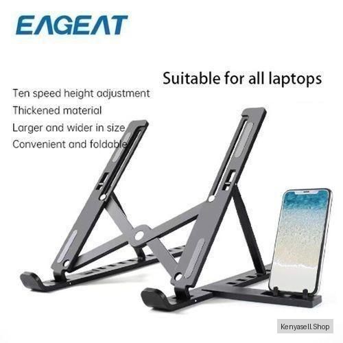 EAGEAT 10 Speed Adjustable Laptop Stand+phone Stand