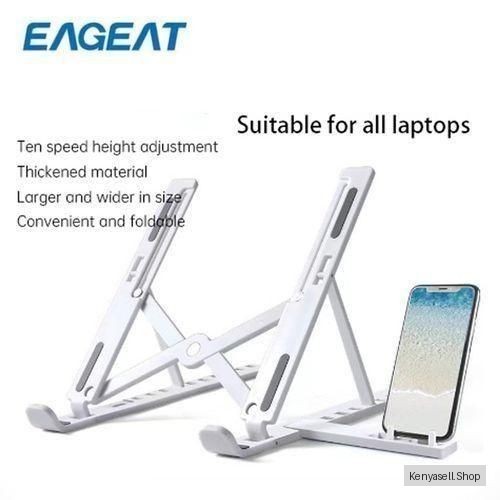 EAGEAT 10 Speed Adjustable Laptop Stand+phone Stand