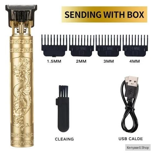 Pro-Grade Cordless Hair Clipper - Titanium-Coated Blades with 5800 RPM Motor (IPX7 Waterproof | 6H USB-C Fast Charge) for Beard/Head Dual Trimming