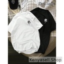 Dou-color Men's 2in1 Rose Print T-Shirt