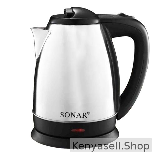 Sonar Stainless Steel 1.8Ltr Electric Kettle,1.5m Power Cord,1500W Fast Boil 1YR WRTY
