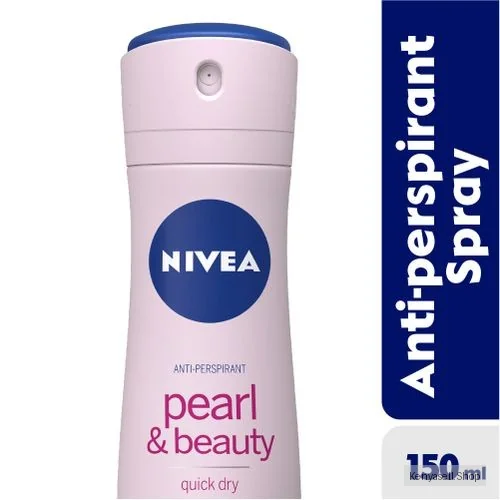 NIVEA Pearl & Beauty Anti-Perspirant Spray For Women, 48h - 150 Ml