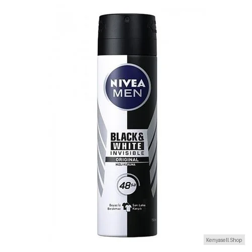 NIVEA NIVEA MEN BLACK & WHITE INVISIBLE ORIGINAL DEODORANT SPRAY-150ml
