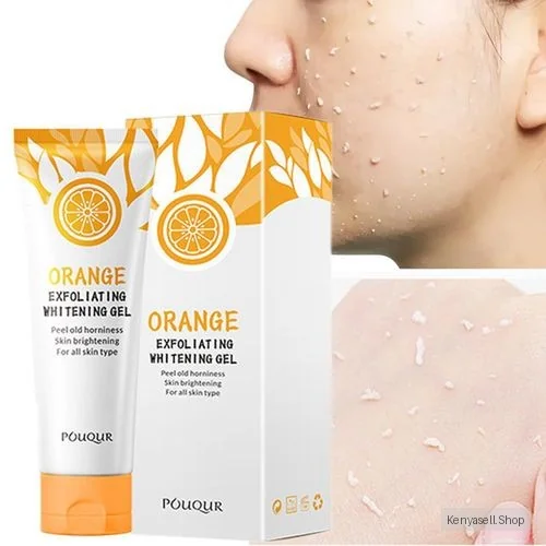 POUQUR Vitamin C Skin Brightening Deep cleaning of blackheads Scrub Exfoliating gel