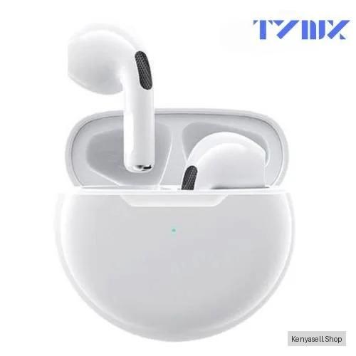 Pro6 Wireless Earbuds Bluetooth 5.3 Noise Reduction Earphone