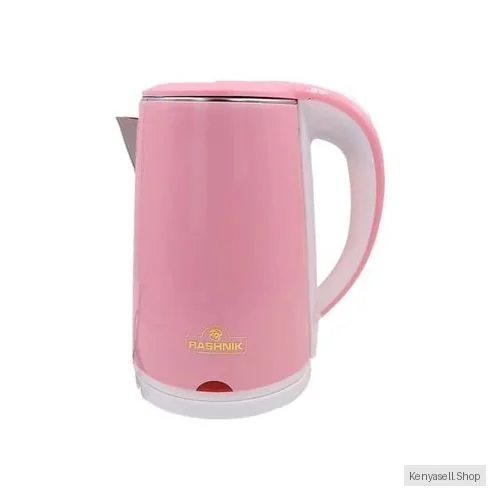Rashnik RN-1151 Cordless Electric Kettle - 2.3 Liters Capacity Pink