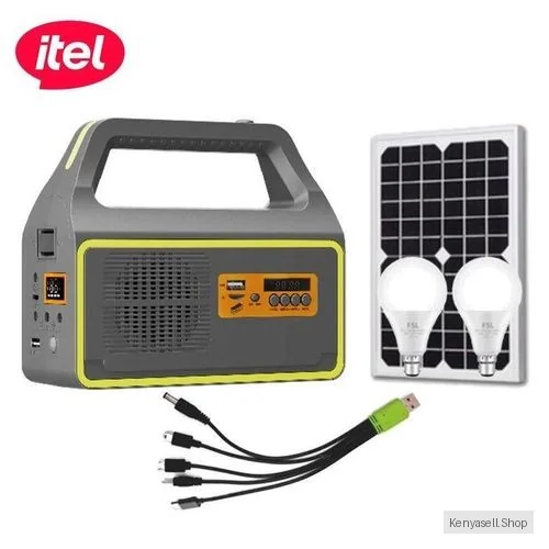 Itel Multifunctional Solar Lighting System With FM & Music ISLS-002B