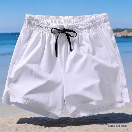 Berrykey Mens Elastic Side Pocket Cargo Shorts Nicker Sweat  Pants