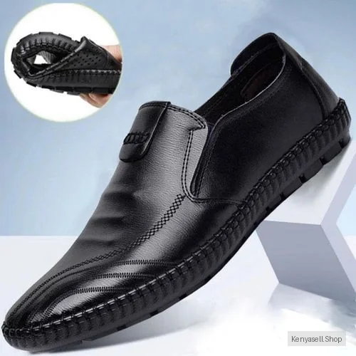 AIDAILU Men Leather Loafers & Slip-Ons Official/Casual Leather Shoes