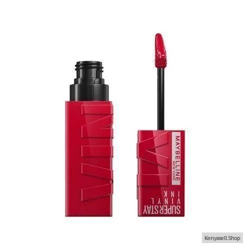 Maybelline Superstay Vinyl Ink Liquid Lipstick, Longwear, Smudge-free, Long Lasting up to 16hr, Highly Pigmented Color, Shine Finish - 50 Wicked