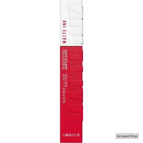 Maybelline Super Stay Matte Ink Liquid Lipstick, Shade: 325 Shot Caller, Long Lasting High Impact Color, Matte Finish Lipstick, up to 16H Wear, 5ml