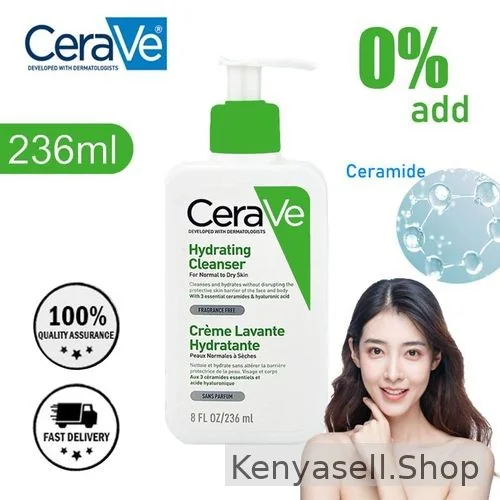 Cerave Hydrating Cleanser Hydrating Facial Cleanser Moisturiz-ing Gentle Face Wash