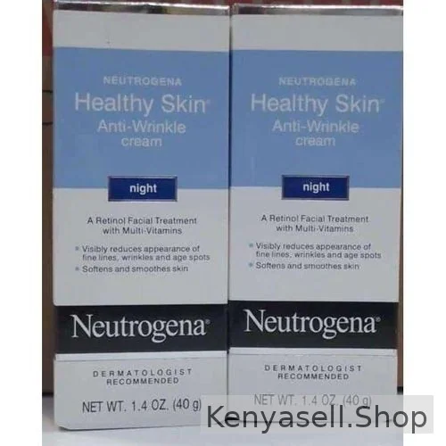 Neutrogena Healthy skin Antiwrinkle Night Cream with Retinol, Hyaluronic Acid, and Vitamin E