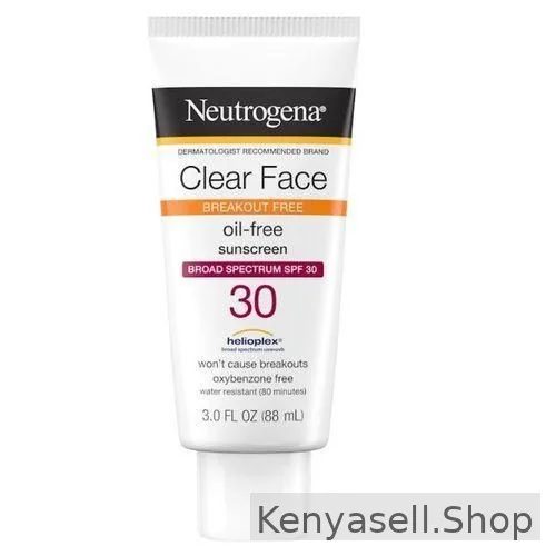 Skin Care Neutrogena-Clear Face Break-Oil Free Liquid Lotion Sunscreen Broad Spectrum SPF 30, 88ml