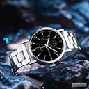 Men Casual Quartz Watch Stainless Steel Strap