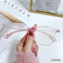 Anti Blue Light Computer Glasses For Anti Eyestrain UV400 Blue Light - Dark Pink