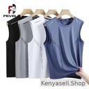pisiduo Sports Quick Dry Sleeveless T-Shirt for Men Summer Men Basketball Gym Clothing Breathable Lightweight Plus Size Tank Top