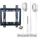 14"-42" 32 inches, 42 inches TV Wall Bracket Holder + FREE Earphones