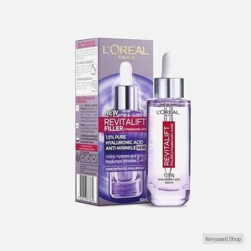 L'Oréal Paris Revitalift Filler 1.5% Pure Hyaluronic Acid Serum, Hydrates, Smooths and Re-plumps Wrinkles - 30ml