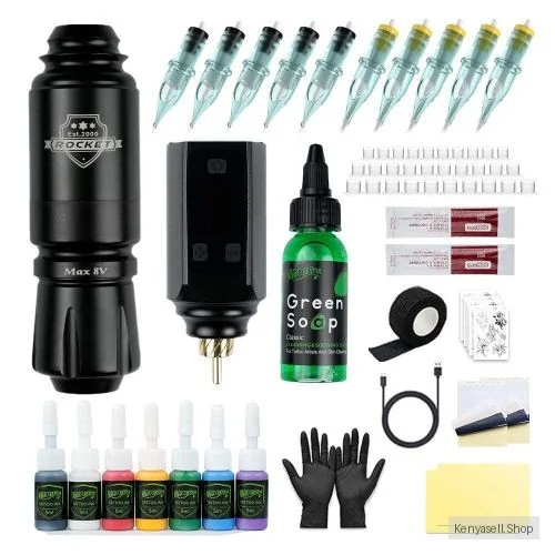 Complete Tattoo Kit for Beginners - Black
