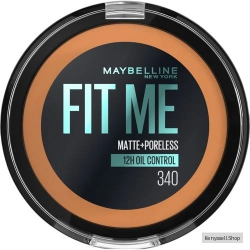 Maybelline FitMe Matte And Poreless Powder - 340 Cappucino For Normal To Oily Skin With Upto 12H Oil Control, Lightweight, Skin Tone Matching