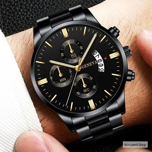 Mens Casual Classic Business Quartz Calendar Wrist Watches Men